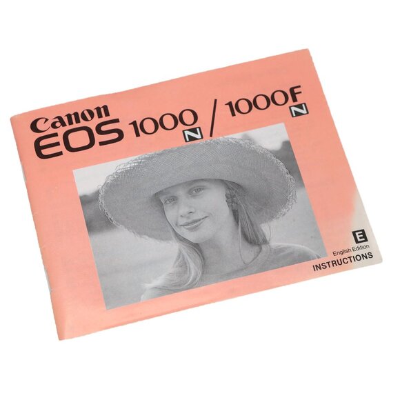 Canon EOS 1000F SLR Camera Body 35mm Film 1990s Rebel Retro Photography Black - Picture 4 of 11